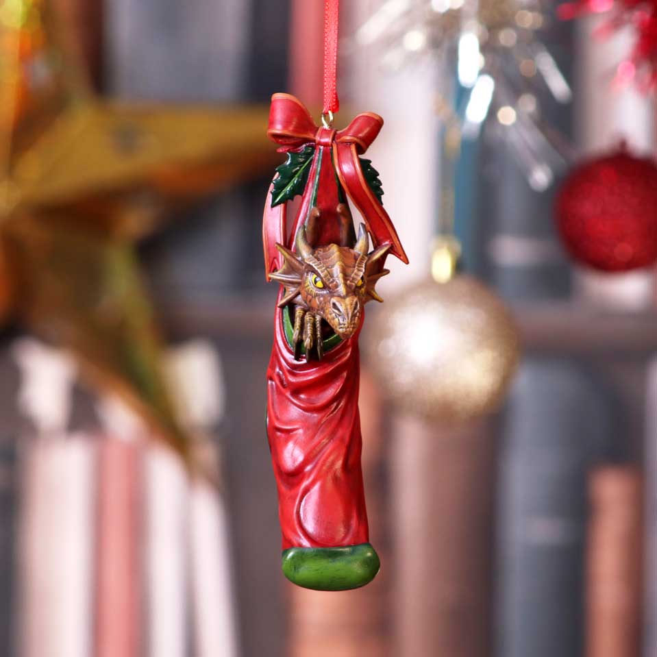 Anne Stokes Magical Arrival Hanging Ornament 13.5cm