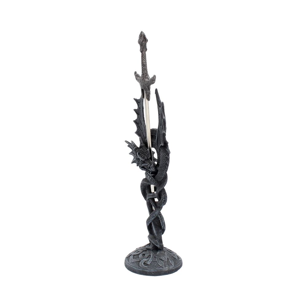 Celtic Realm Letter Opener Black Dragon Sword