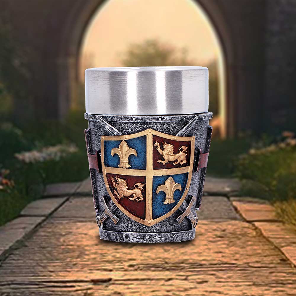 Heraldic Shot Glass A Regal Symbol of Tradition and Strength