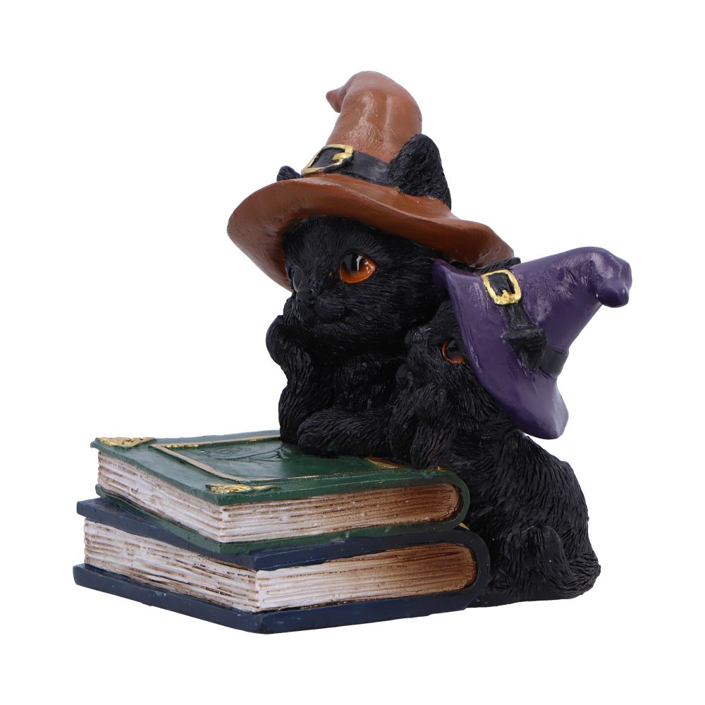 Duo Divination Witches Cat Figurine
