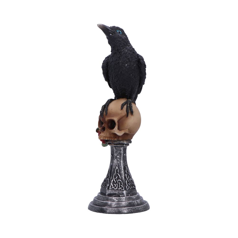 Perched Prophecy Mini Raven Figurine
