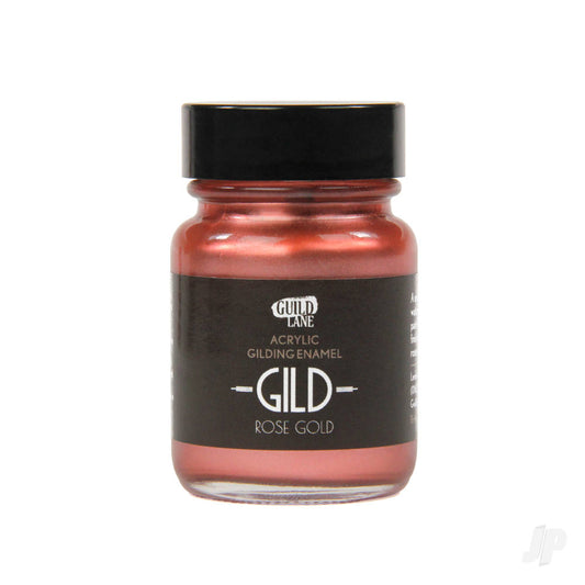 GILD Acrylic Gilding Enamel Paint, Rose Gold (30ml Jar)