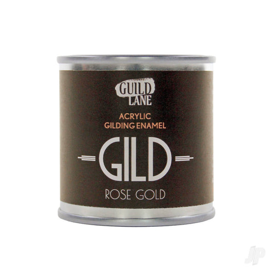 GILD Acrylic Gilding Enamel Paint, Rose Gold (125ml Tin)