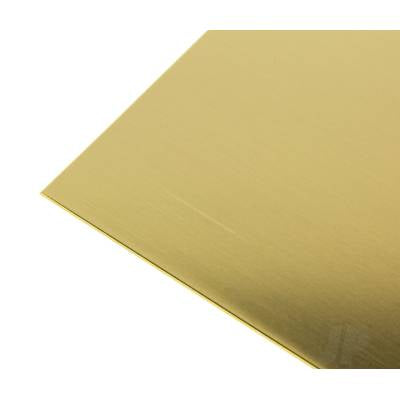 .010in 10x4in Brass Sheet