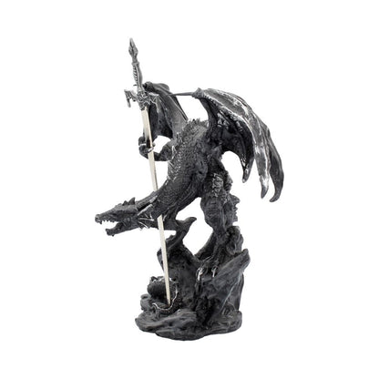 Gothic Black Dragon Sword Letter Opener Figurine