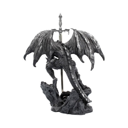 Gothic Black Dragon Sword Letter Opener Figurine