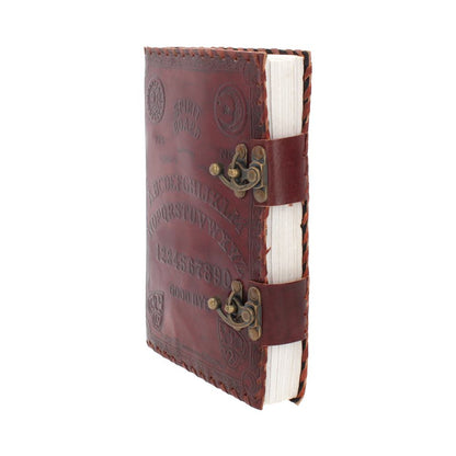 Spirit Board Clasping Embossed Leather Journal