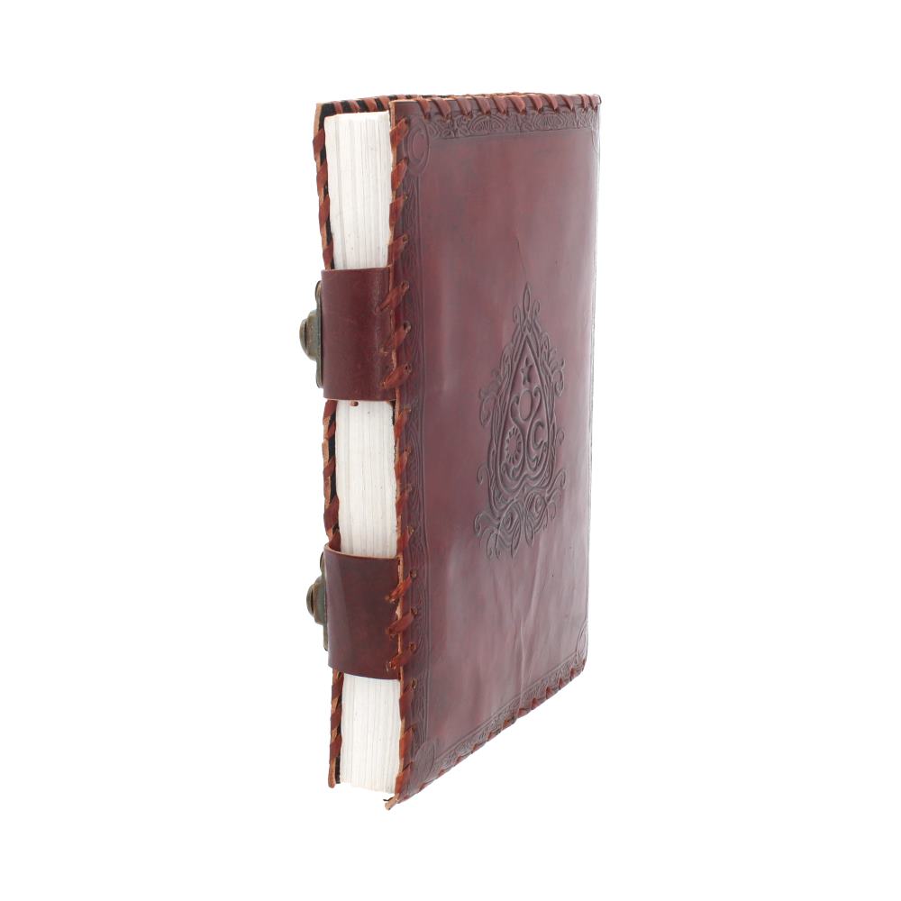 Spirit Board Clasping Embossed Leather Journal