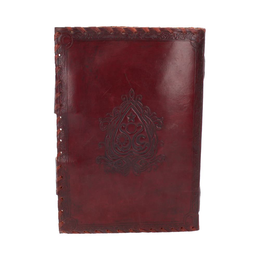 Spirit Board Clasping Embossed Leather Journal