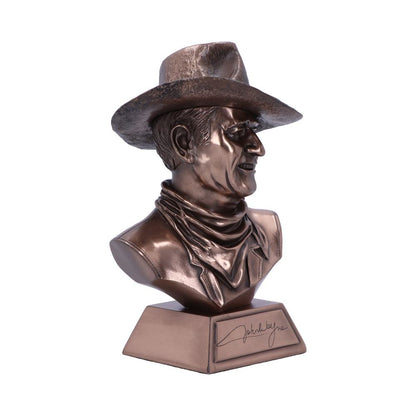 Bronze John Wayne Bust Small 18cm Captain Jake Cutter Comancheros Figurine