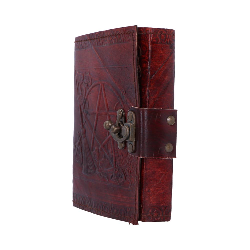 Nemesis Now Lockable Pentagram Leather Emboss Journal
