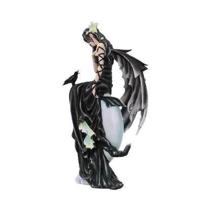 Nene Thomas Dark Skies Dark Moon Fairy and Raven Companion Figurine