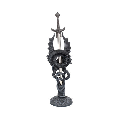 Celtic Realm Letter Opener Black Dragon Sword