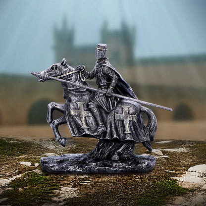 To Protect Figurine  Templar Knight Ready for Battle